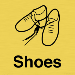 Dementia shoes sign